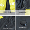 Pet Dog Waterproof Coat Dog Raincoat Reflective Dog Outdoor Clothes Hooded
