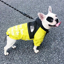 Pet Dog Waterproof Coat Dog Raincoat Reflective Dog Outdoor Clothes Hooded