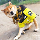 Pet Dog Waterproof Coat Dog Raincoat Reflective Dog Outdoor Clothes Hooded