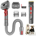 Pet Grooming Vacuum Kit with Deshedding Tools