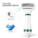 Pet Hair Dryer With Adjustable Speed And Temperature, 2-In-1 Pet Dryer With Slid