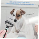 Pet Hair Dryer With Adjustable Speed And Temperature, 2-In-1 Pet Dryer With Slid