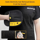 Pet Hair Removal Tool Reusable Static Removal Gloves, Double-Sided Grooming Glov