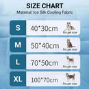 Pet Ice Mats Summer Cat Dog Sofa Nest Bed Cooling Sleeping Pad for Small Dogs Pe