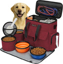 Pet Travel Weekender Bag with Food Storage