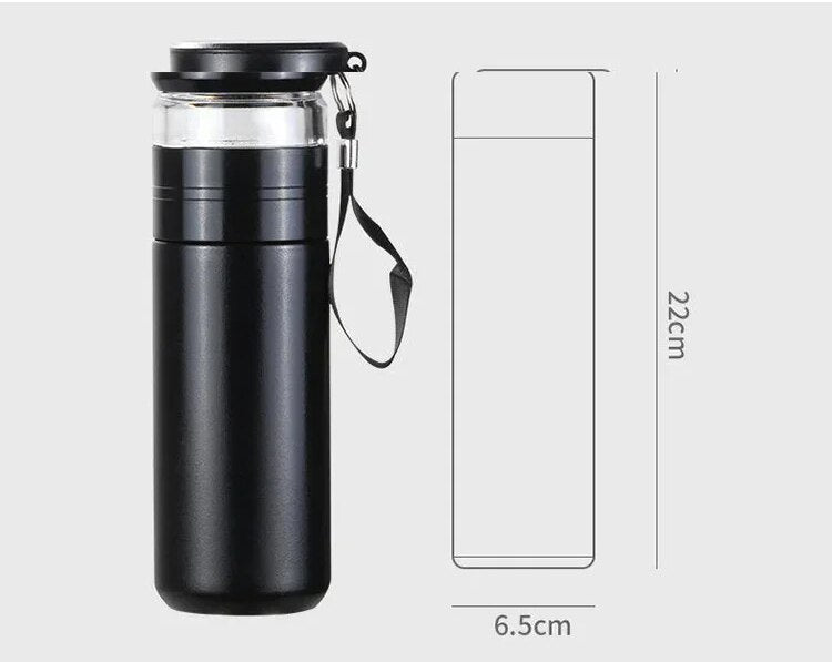 Travel Tea Tumbler with Infuser and Sleeve - view 9