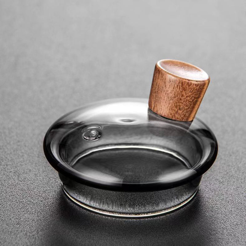 Creative Wooden Handle Glass Tea Set, iBuyXi.com