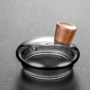 Creative Wooden Handle Glass Tea Set, iBuyXi.com