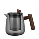 Creative Wooden Handle Glass Tea Set, iBuyXi.com