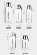 2L Portable & Giant Glass Water Bottle, ibuyxi.com