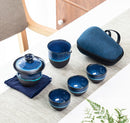 Ceramic Glaze and Unique Travel Teapot Set, iBuyXi.com