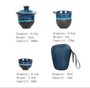 Ceramic Glaze and Unique Travel Teapot Set, iBuyXi.com