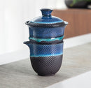 Ceramic Glaze and Unique Travel Teapot Set, iBuyXi.com