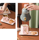 Creative and Gold Handbag Mug Set with Tray Design, iBuyXi.com