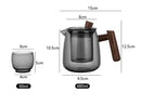 Creative Wooden Handle Glass Tea Set, iBuyXi.com