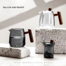 Creative Wooden Handle Glass Tea Set, iBuyXi.com