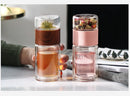Portable Double Glass Tea Stainless Steel Infuser Filter, iBuyXi.com