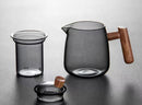 Creative Wooden Handle Glass Tea Set, iBuyXi.com