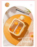 Cute Flat Bottles with Straw and Strap, iBuyXi.com