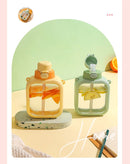 Cute Flat Bottles with Straw and Strap, iBuyXi.com