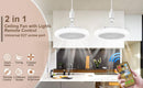 Ceiling Fan With Lights Remote Control E27 Converter Base 30W Smart Remote Control Ceiling Fan With LED Lighting For Living Room- iBuyXi.com
