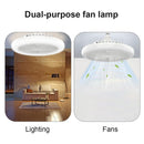 Ceiling Fan With Lights Remote Control E27 Converter Base 30W Smart Remote Control Ceiling Fan With LED Lighting For Living Room- iBuyXi.com