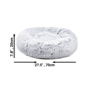 Snowflake White Two Tone - Mr. Peanut's 28" OrthoPlush® Pet Bed