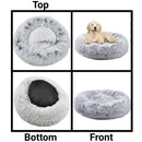Snowflake White Two Tone - Mr. Peanut's 28" OrthoPlush® Pet Bed