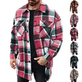 Plaid Flannel Shirt Jacket
