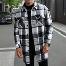 Plaid Flannel Shirt Jacket
