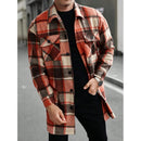Plaid Flannel Shirt Jacket