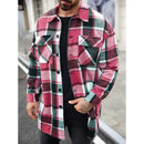 Plaid Flannel Shirt Jacket