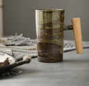Retro Style Handmade Pottery Coffee Mug Gift, ibuyxi.com