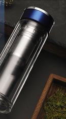 Tea Glass Thermos Bottle Stainless Steel Insulated, iBuyXi.com