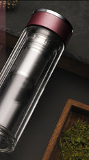 Tea Glass Thermos Bottle Stainless Steel Insulated, iBuyXi.com
