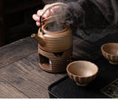 Imitation Firewood Tea Pot Antique Rough Pottery Set, ibuyxi.com