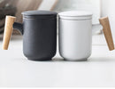 Ceramic Filter Wooden Handle Lid Mug, ibuyxi.com, ibuyxi.com