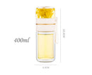 Creative Glass Thermos Mug Portable Vacuum Flask, ibuyxi.com