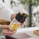 High Borosilicate Glass Tea Bottle Infuser Tumbler, iBuyXi.com