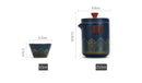 Portable Japanese Compact Teapot 3 Cups Set, ibuyxi.com