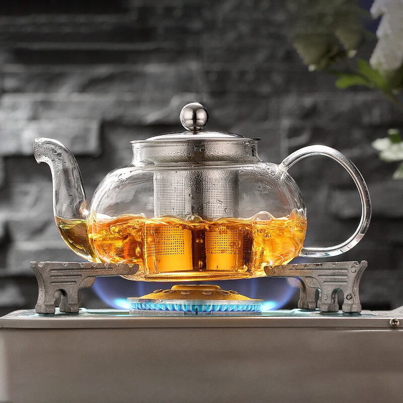 Heat Resistant Glass Tea Set Teapot 6 Cups - view 9