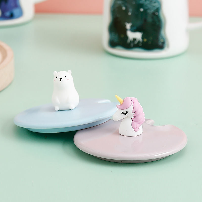 Exquisite 3D Animal Mug Lid Included with Spoon , ibuyxi.com