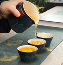 Portable Japanese Compact Teapot 3 Cups Set, ibuyxi.com
