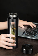 Double Glass Water Bottle Portable Insulation, iBuyXi.com