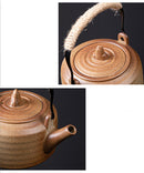 Imitation Firewood Tea Pot Antique Rough Pottery Set, ibuyxi.com