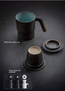 Ceramic Filter Tea Mug Lid and Separation Design - view 9
