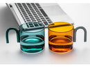 Creative Heat-Resistant Colored Glass Mug, ibuyxi.com