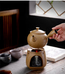 Retro Ceramic Tea Pot Clay Mug Set, ibuyxi.com