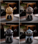Retro Ceramic Tea Pot Clay Mug Set, ibuyxi.com
