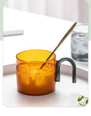 Creative Heat-Resistant Colored Glass Mug, ibuyxi.com